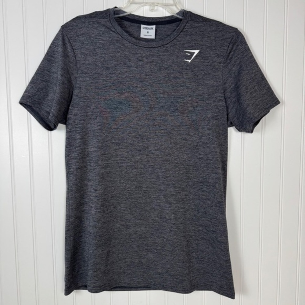 Gymshark‎ Mens Medium Gray Heather Short Sleeve T-Shirt Outdoors